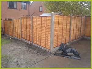 Fencing Installed By Redditch Based Landscapers/Landscape Gardeners : Advanscape