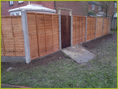 Fencing Installed By Redditch Based Landscapers/Landscape Gardeners 