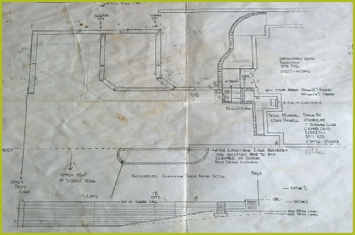 Plan Of Front Garden And Drive
