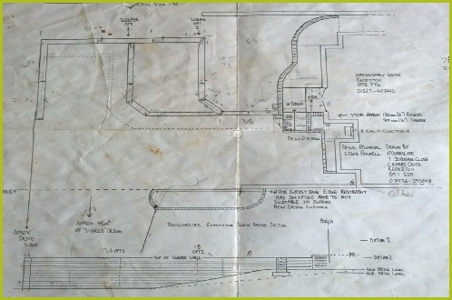 Plan Of Front Garden And Drive