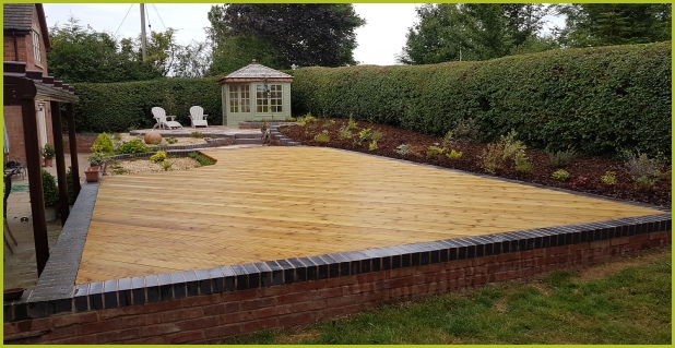 Full Garden Design In Inkberrow Completed By Redditch Based Landscapers/Landscape Gardeners : Advanscape