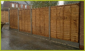 Landscape Gardener Fencing Installation In Studley