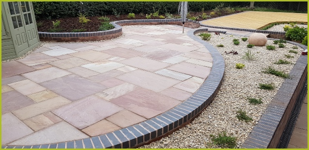 Full Garden Design In Inkberrow Completed By Redditch Based Landscapers/Landscape Gardeners : Advanscape