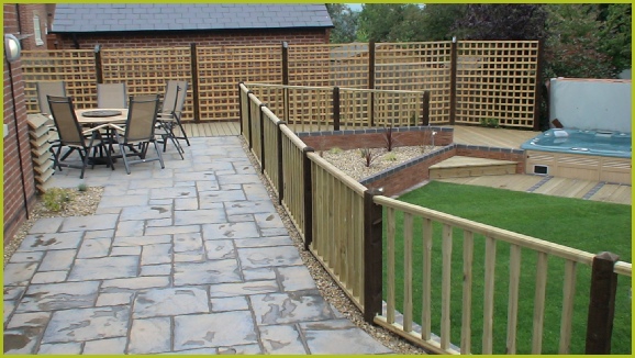 Landscape Garden In Alvechurch Completed By Redditch Based Landscape Gardeners : Advansacpe