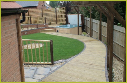 Landscape Garden In Alvechurch Completed By Redditch Based Landscape Gardeners : Advansacpe