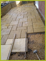 Slab/Paving Installation Completed By Redditch Based Landscape Gardeners : Advanscape