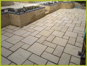 Slab/Paving Installation Completed By Redditch Based Landscape Gardeners : Advanscape