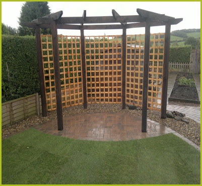 Pergola Constructed Redditch Studley Bromsgrove Alvechurch