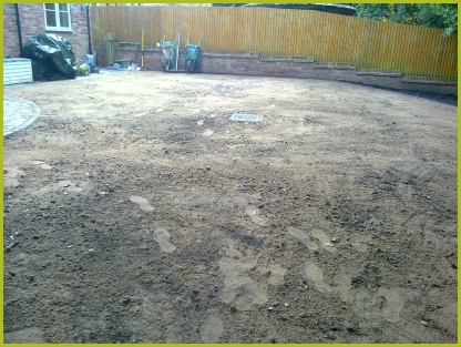 Area Levelled And Compacted Ready For New Turf